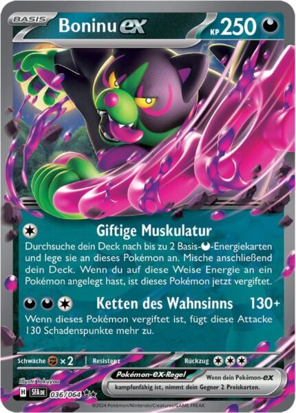 Boninu-ex_036-064_SFA-DE_Nebel-der-Sagen_Pokémon-Karte_Deutsch-TCG-Sammelkartenspiel_Karmesin-Purpur