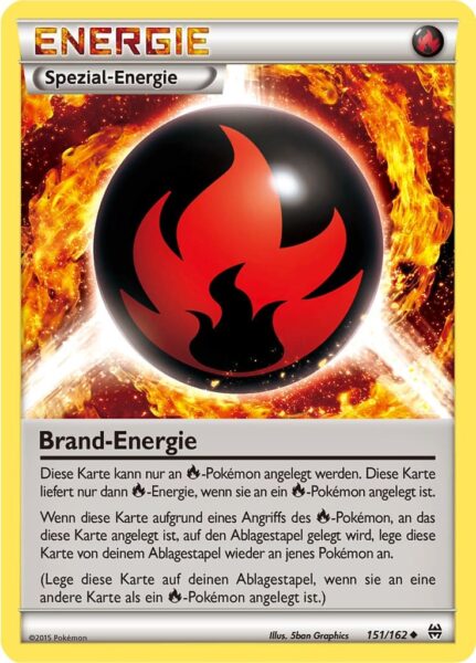Brand-Energie-151-162-XY-TURBOstart-Pokémon-Karte-Deutsch