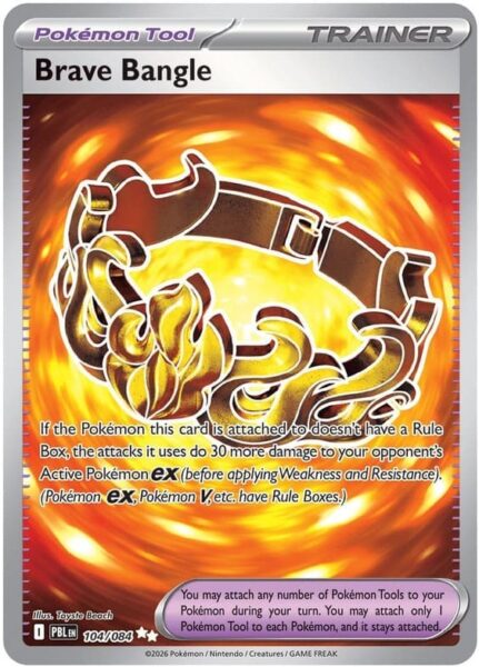 Brave-Bangle-104-084-Pitch-Black-Dunkelnacht-Full-Art-Pokémon-Karte-Englisch-neu