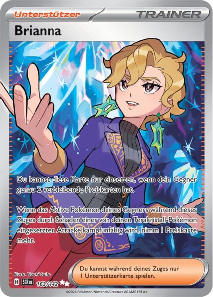 Brianna-163-142-Karmesin-Purpur-Stellarkrone-Full-Art-Pokémon-Karte-Deutsch-TCG-Sammelkartenspiel-2024