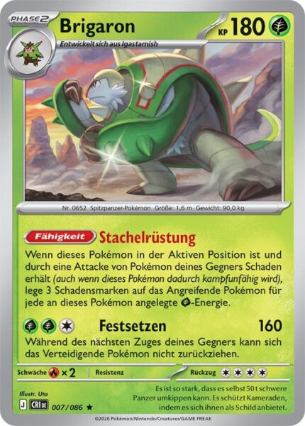 Brigaron-007-086-Wachsendes-Chaos-Pokémon-Karte-Deutsch