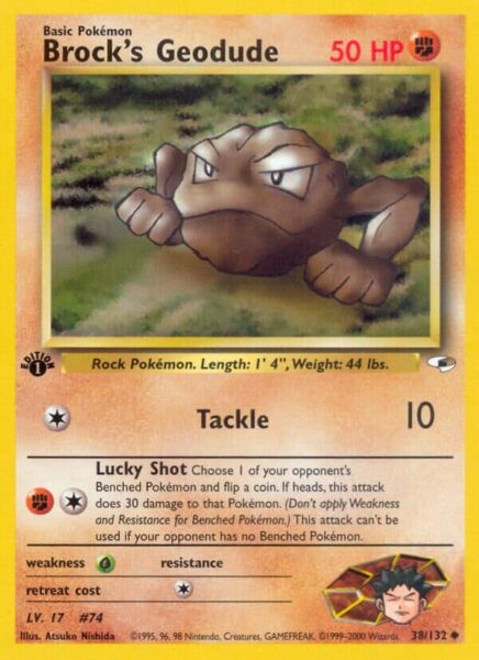 Brocks-Geodude-38-132-Gym-Heroes-Pokémon-Karte-Englisch-TCG-Sammelkartenspiel-2000
