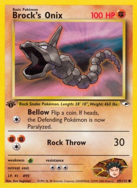 Brocks-Onix-69-132-Gym-Heroes-Pokémon-Karte-Englisch-TCG-Sammelkartenspiel-2000