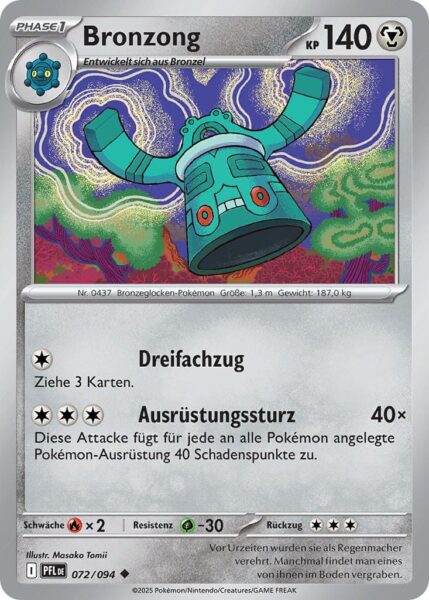 Bronzong-072-094-PFL-DE-Fatale-Flammen-Pokémon-Karte-Deutsch