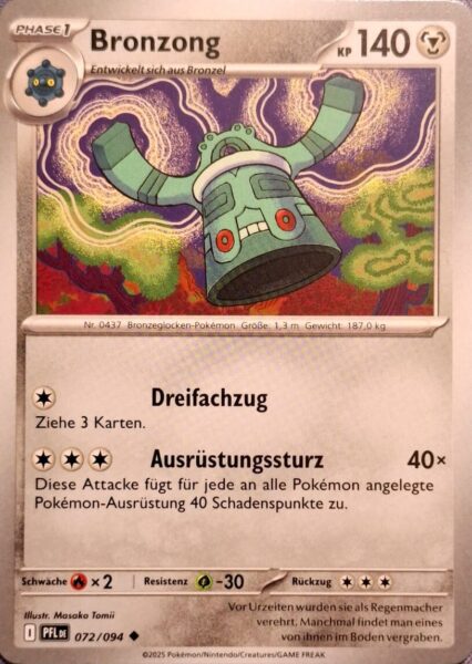 Bronzong-072-094-PFL-DE-Fatale-Flammen-Pokémon-Karte-Deutsch