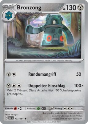 Bronzong-127-191-SSP-DE-Karmesin-Purpur-Stürmische-Funken-Pokémon-Karte-Deutsch-TCG