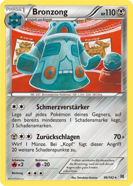 Bronzong-96-162-XY-TURBOstart-Pokémon-Karte-Deutsch