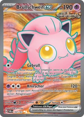 Brüllschweif-ex_197-167_TWM-DE_Maskerade-im-Zwielicht_Secret-Rare_Full-Art_Vergangenheit_Pokémon-Karte_Deutsch