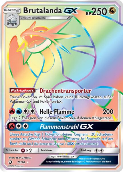 Brutalanda-GX_73-70_Majestät-der-Drachen-Rainbow-Pokémon-Karte_Deutsch