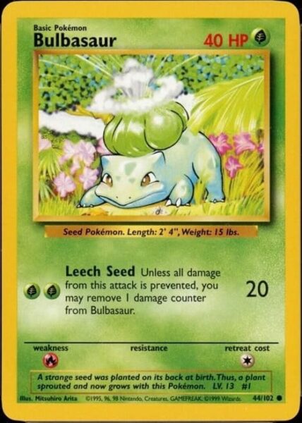 Bulbasaur_Bisasam_44-102_Base-Set_Unlimited_Pokémon-Karte