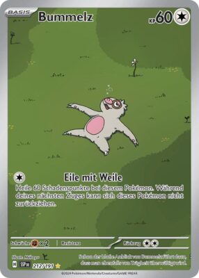 Bummelz-212-191-SSP-DE-Karmesin-Purpur-Stürmische-Funken-Illustration-Rare-Pokémon-Karte-Deutsch-TCG