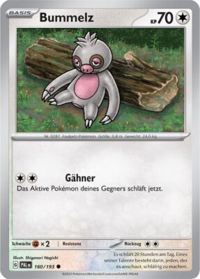 Bummelz_160-193_Entwicklungen-in-Paldea_Pokémon-Karte