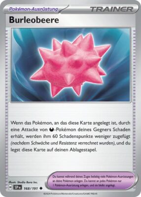 Burleobeere-168-191-SSP-DE-Karmesin-Purpur-Stürmische-Funken-Pokémon-Karte-Deutsch-TCG