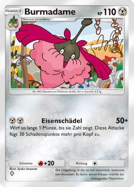 Burmadame-115-207-Kollision-von-Raum-und-Zeit-Pokémon-TCG-Sammelkartenspiel-Pocket-Karte