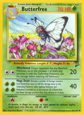 Butterfree-Smettbo_34-130_Base-Set-2_Pokémon-Karte_Englisch