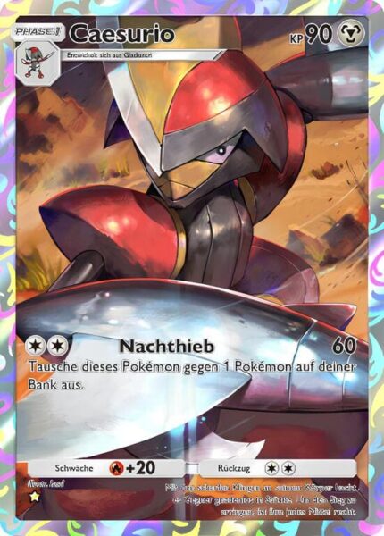 Caesurio-176-155-B3-Pulsierende-Aura-Pokémon-TCG-Sammelkartenspiel-Pocket-Karte-Deutsch