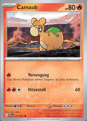 Camaub_011-091_PAF-DE_Paldeas-Schicksale_ Paldean-Fates_Pokémon-Karte_Deutsch