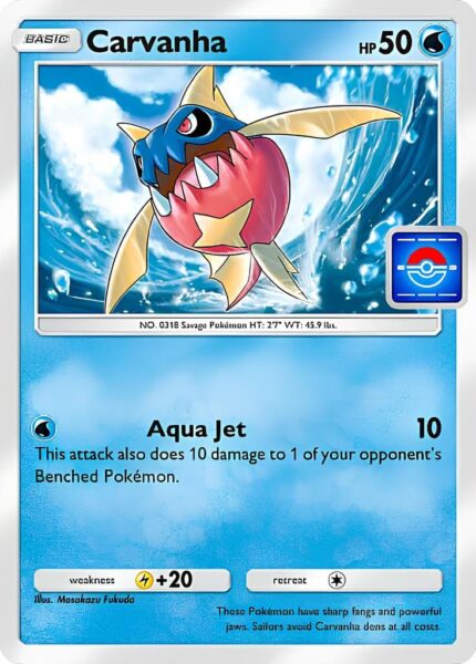 Carvanha-081-P-B-Promo-Karte-Pokémon-TCG-Sammelkartenspiel-Pocket-Englisch