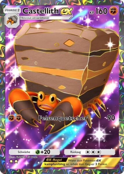 Castellith-ex-185-155-B3-Pulsierende-Aura-Pokémon-TCG-Sammelkartenspiel-Pocket-Karte-Deutsch