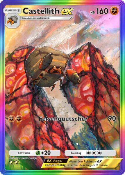 Castellith-ex-198-155-B3-Pulsierende-Aura-Pokémon-TCG-Sammelkartenspiel-Pocket-Karte-Deutsch