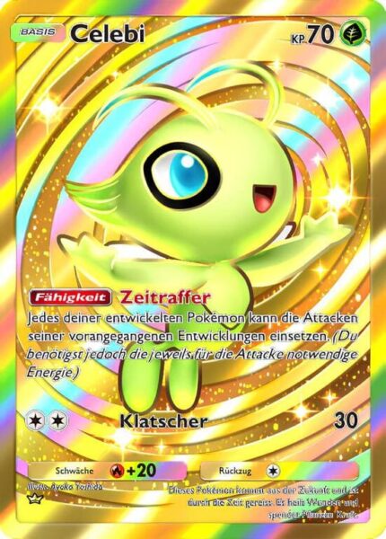 Celebi-232-155-B3-Pulsierende-Aura-Pokémon-TCG-Sammelkartenspiel-Pocket-Karte-Deutsch
