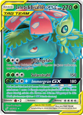 Celebi-Bisaflor-GX-159-181-TAG-TEAM-Teams-sind-Trumpf-Pokémon-Karte