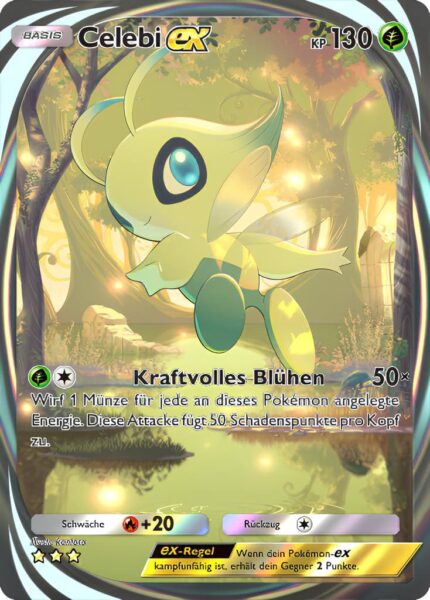 Celebi-ex-085-068-Pokémon-TCG-Sammelkartenspiel-Pocket-Mysteriöse-Insel-Specia-Immersions-Karte-A1a