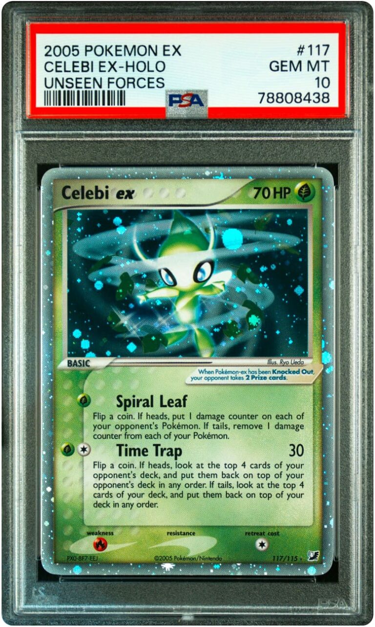 Celebi-ex-117-115-EX-Unseen-Forces-Pokémon-Karte-PSA-10
