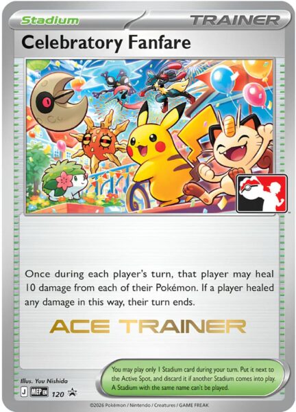 Celebratory-Fanfare-MEP-120-Ace-Trainer-Rewards-Promo-Pokémon-Karte-2026-Englisch