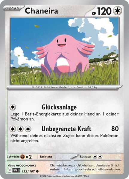 Chaneira_133-167_TWM-DE_Maskerade-im-Zwielicht_Pokémon-Karte_Deutsch