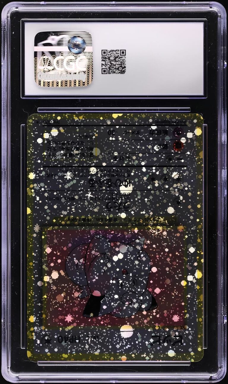 Chansey-Chaneira-No.113-Japanese-Base-Set-Test-Print-No-Opaque-Layer-Promo-Pokémon-Karte-CGC-9-Back