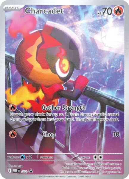 Charcadet-Knarbon-MEP-022-Black-Star-Promo-Pokémon-Karte-Phantasmal-Flames-Englisch