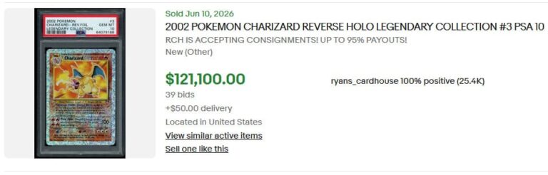 Charizard-3-110-Legendary-Collection-Reverse-Holo-Pokémon-Karte-PSA-10-Wert-Preis-Juni-2026