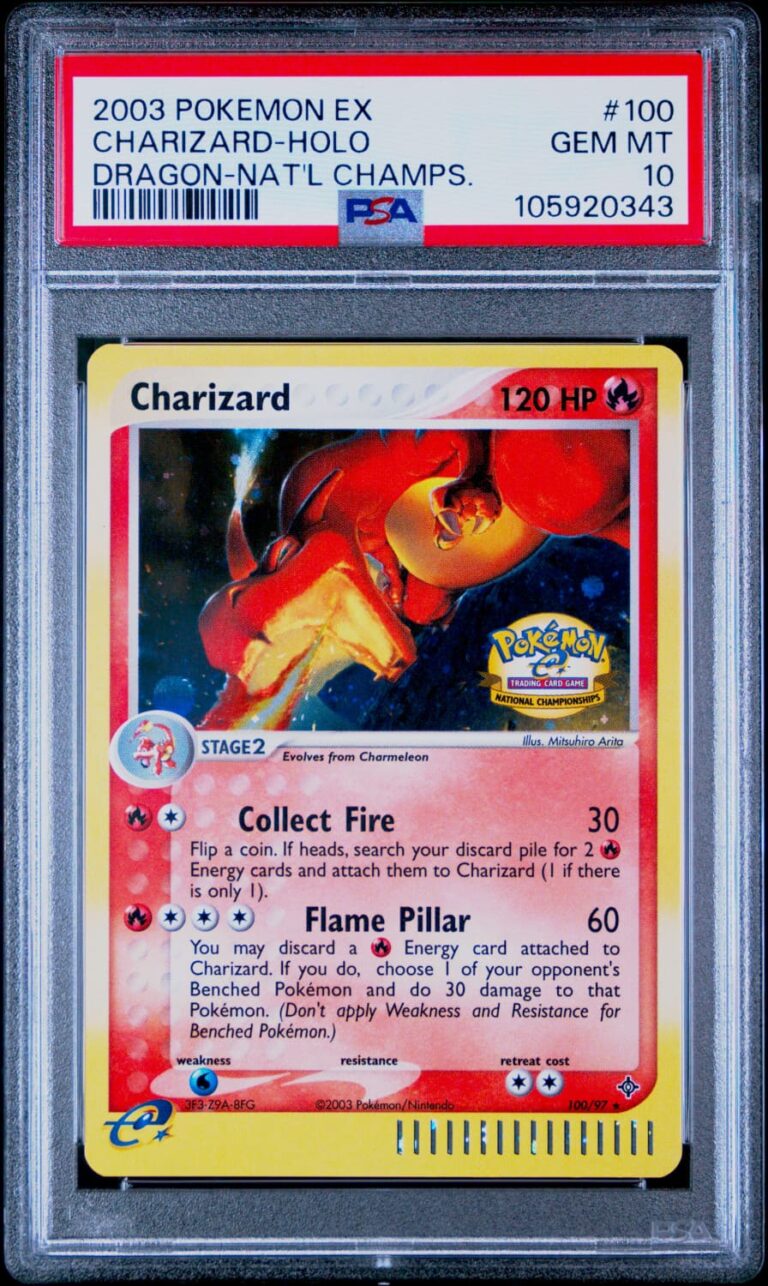 Charizard-Glurak-100-97-EX-Dragon-Championships-Promo-Pokémon-Karte-Englisch-PSA-10