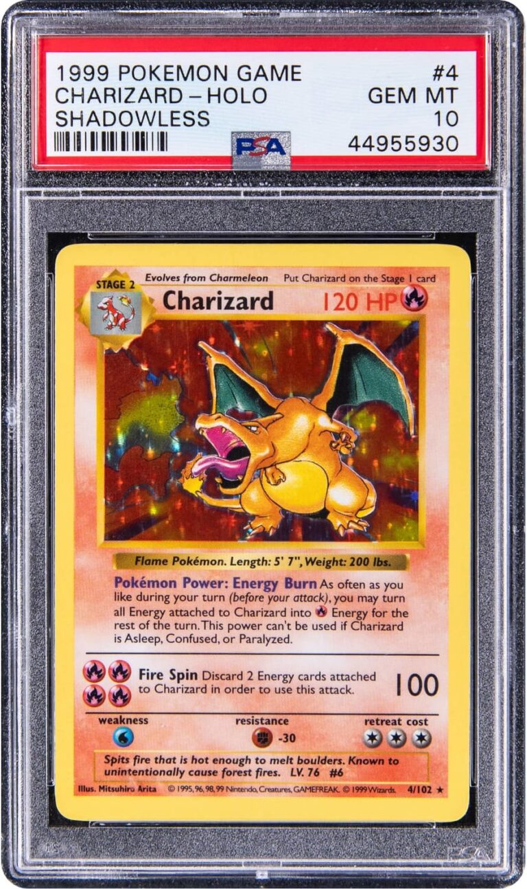 Charizard-Glurak-4-102-Base-Set-Unlimited-Pokémon-Karte-PSA-10-1999