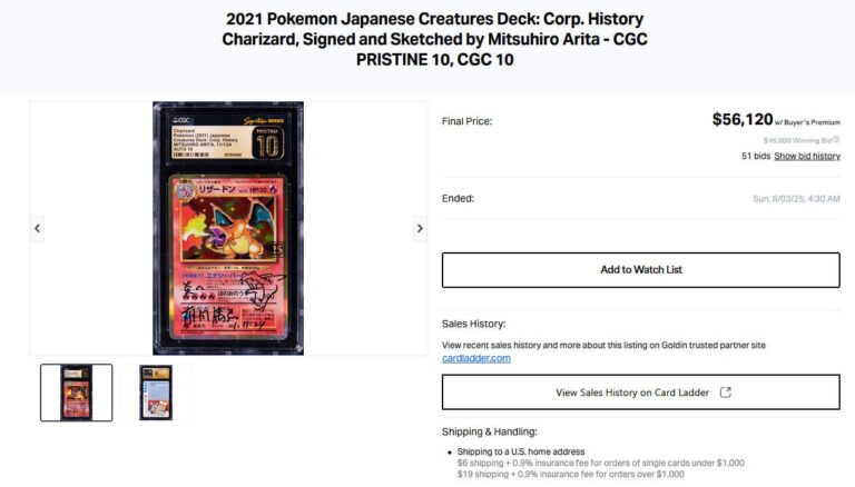 Charizard-Glurak-Creatures-Deck-CGC-10-Wert-Preis-2025