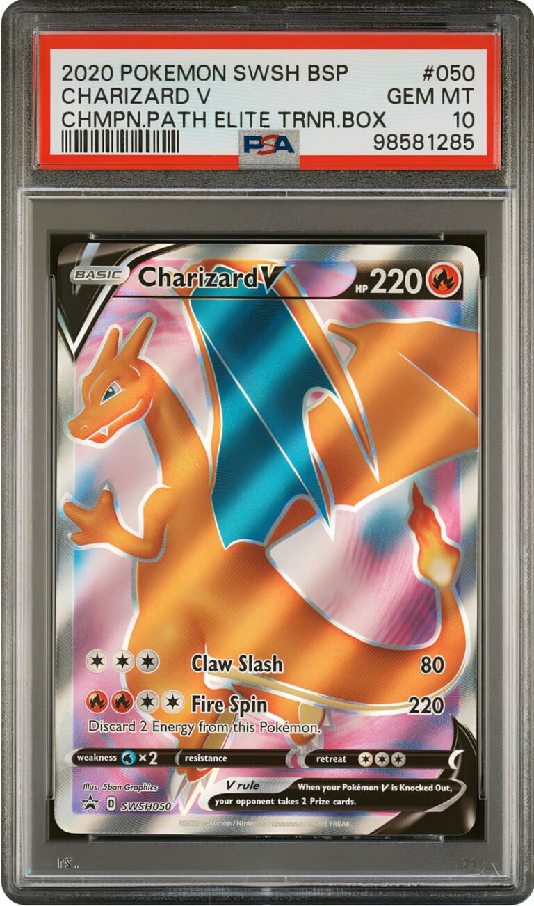 Charizard-Glurak-SWSH050-Black-Star-Promo-Champions-Path-PSA-10-Pokemon-Karte-TCG-Sammelkartenspiel
