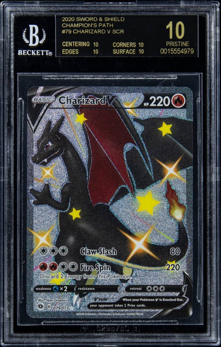Charizard-Glurak-V-079-073-Champions-Path-Secret-Rare-Pokémon-Karte-BGS-10-Black-Label
