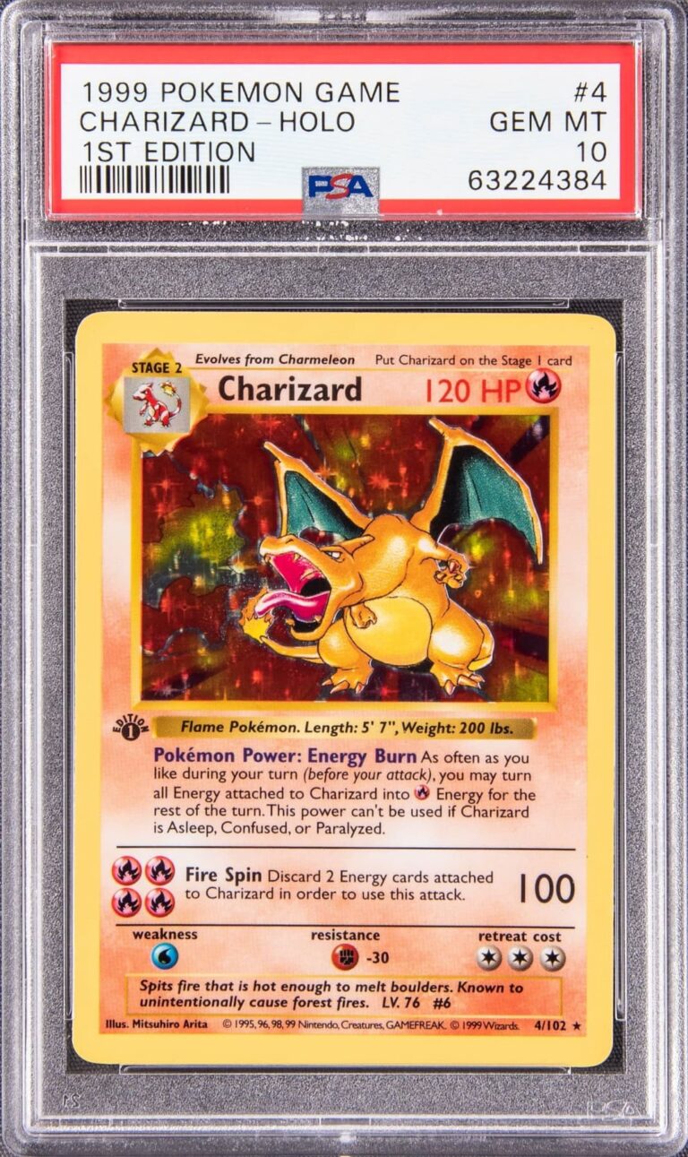 Charizard-Glurak_4-102_Base-Set-1st-Edition-Pokémon-Karte_PSA-10_1999