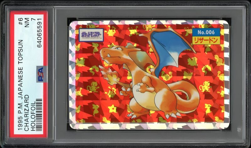 Charizard-Holo-Pokémon-Topsun-Card-Karte-TCG