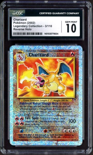 Charizard_3-110_Legendary-Collection_Reverse-Holo_Pokémon-Karte_CGC-10