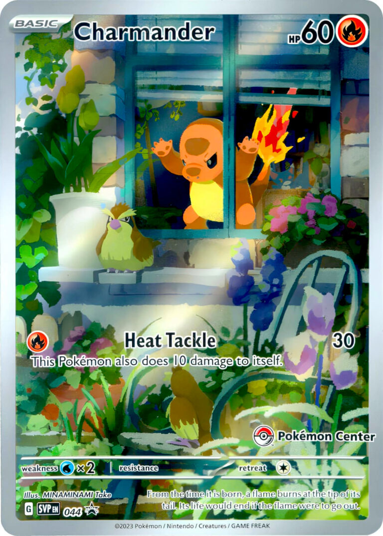 Charmander-Glumanda-SVP-EN-044-Pokemon-Center-Black-Star-Promo-Pokemon-Karte-Obsidian-Flames-ETB-Englisch-neu