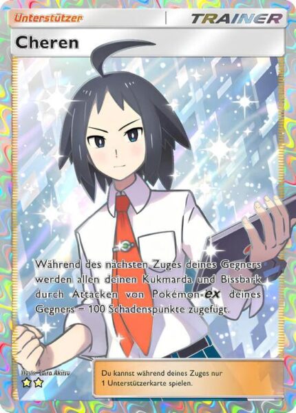 Cheren-192-155-B3-Pulsierende-Aura-Pokémon-TCG-Sammelkartenspiel-Pocket-Karte-Deutsch