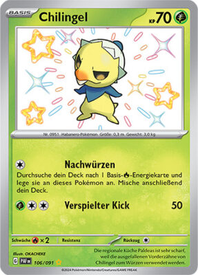 Chilingel_106-091_PAF-DE_Shiny_Schillernd_Paldeas-Schicksale_Pokémon-Karte_Deutsch