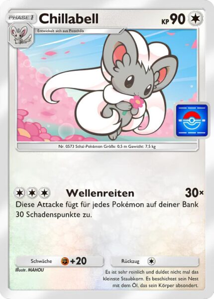 Chillabell-031-P-A-Pokémon-TCG-Sammelkartenspiel-Pocket-PROMO-PACK-A-Digitale-Karte-Deutsch