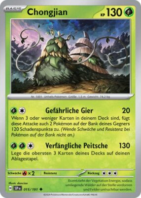Chongjian-015-191-SSP-DE-Karmesin-Purpur-Stürmische-Funken-Pokémon-Karte-Deutsch-TCG