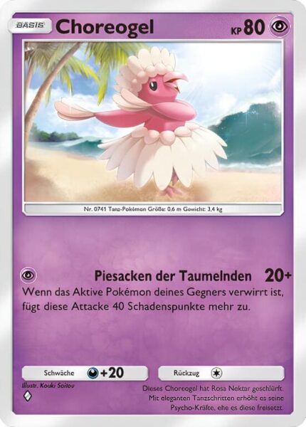 Choreogel-068-155-B3-Pulsierende-Aura-Pokémon-TCG-Sammelkartenspiel-Pocket-Karte-Deutsch