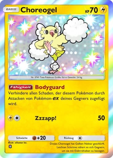 Choreogel-303-226-B1-Mega-Aufstieg-Pokémon-Karte-Deutsch