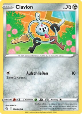 Clavion_Fusionsangriff_186_Pokémon-Karte