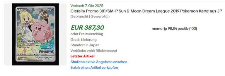 Clefairy-381-SM-P-Promo-Pokémon-Karte-Japan-TCG-Wert-Preis-2025